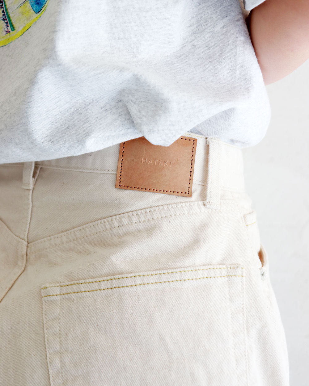 HATSKI Original Washi Denim -Ecru- HTK-25001-W