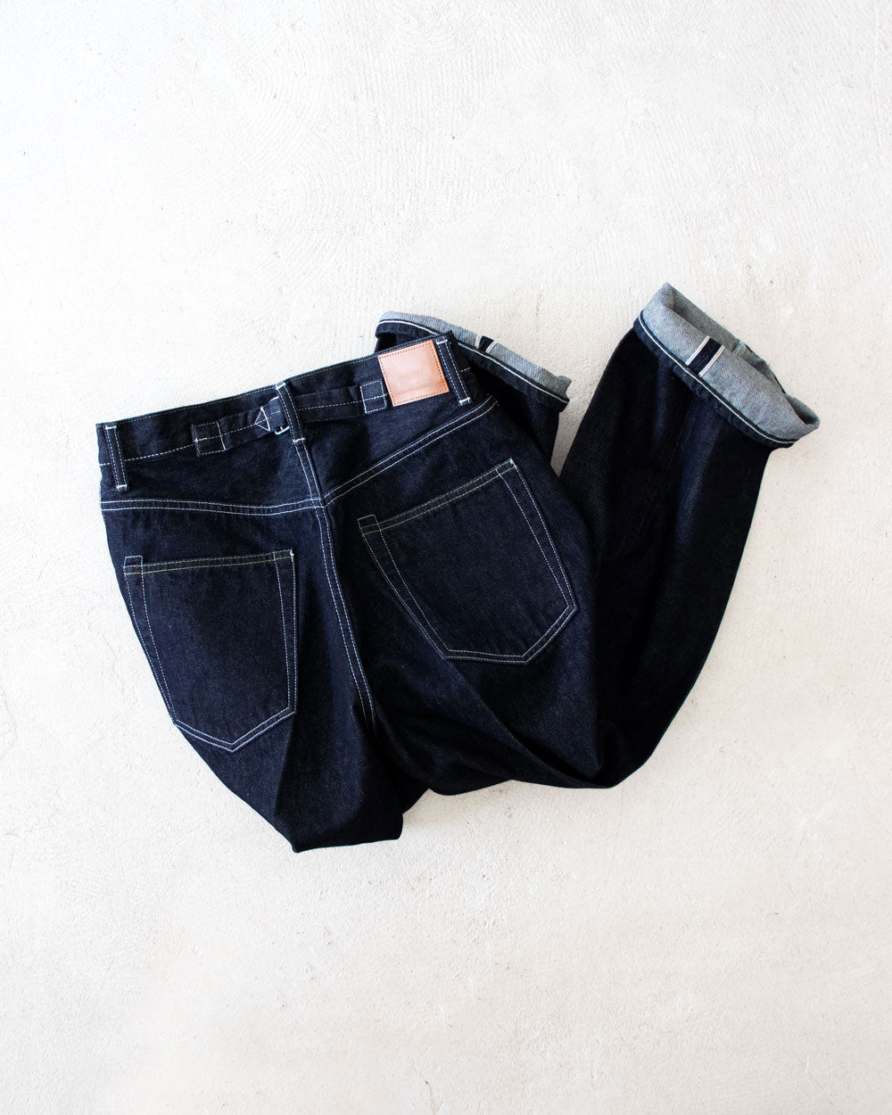 HATSKI Back Buckle Denim -One Wash- Denim05