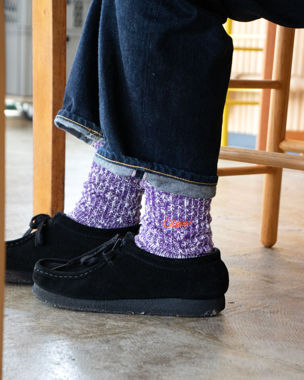 csew Mixed Rib Socks