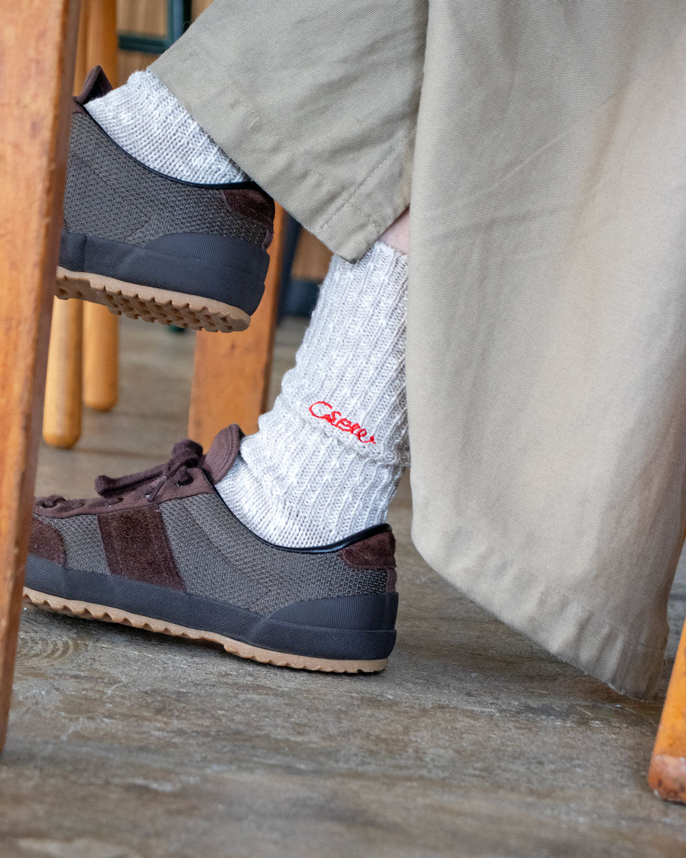 csew Mixed Rib Socks