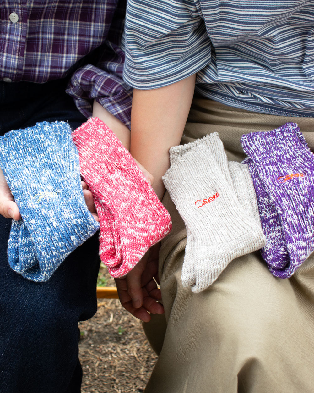 csew Mixed Rib Socks