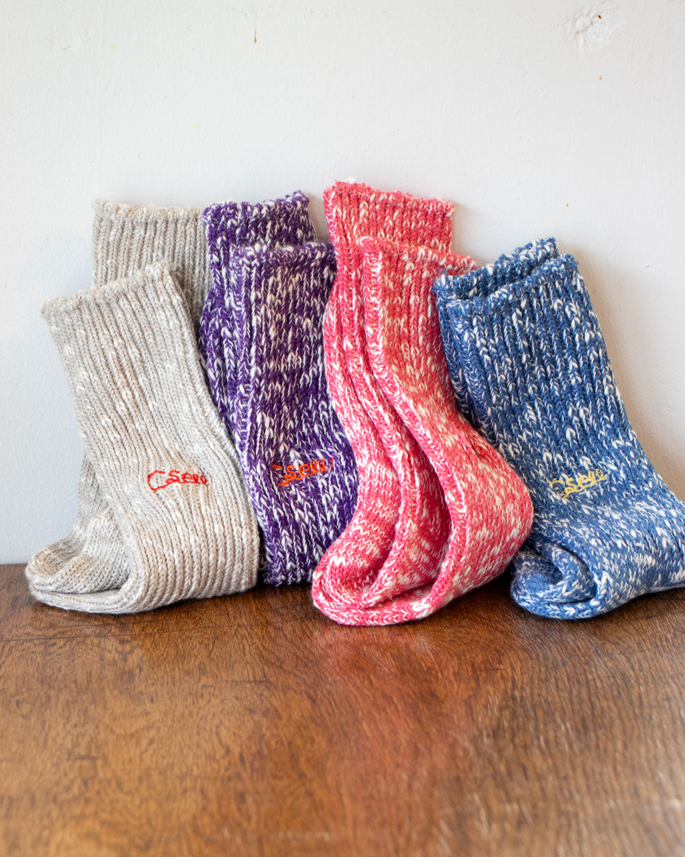 csew Mixed Rib Socks