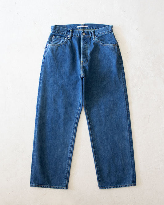 HATSKI Wide Tapered Denim -Used-Blue HTK-22003-U