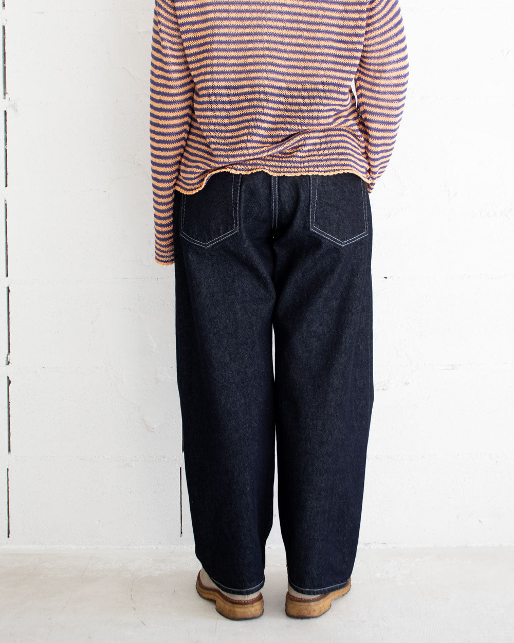 HATSKI Wide Tapered Denim -One Wash- Denim03