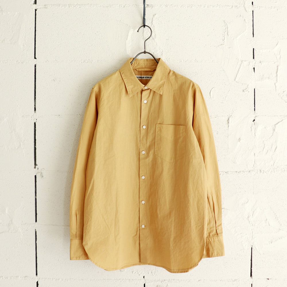 OLDMAN'S TAILOR REGULAR COLLAR SHIRT GARMENT DYE