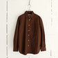 OLDMAN'S TAILOR REGULAR COLLAR SHIRT GARMENT DYE