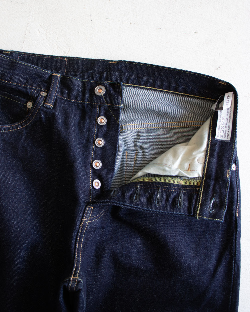 HATSKI DENIM01 Loose Tapered Denim -One Wash