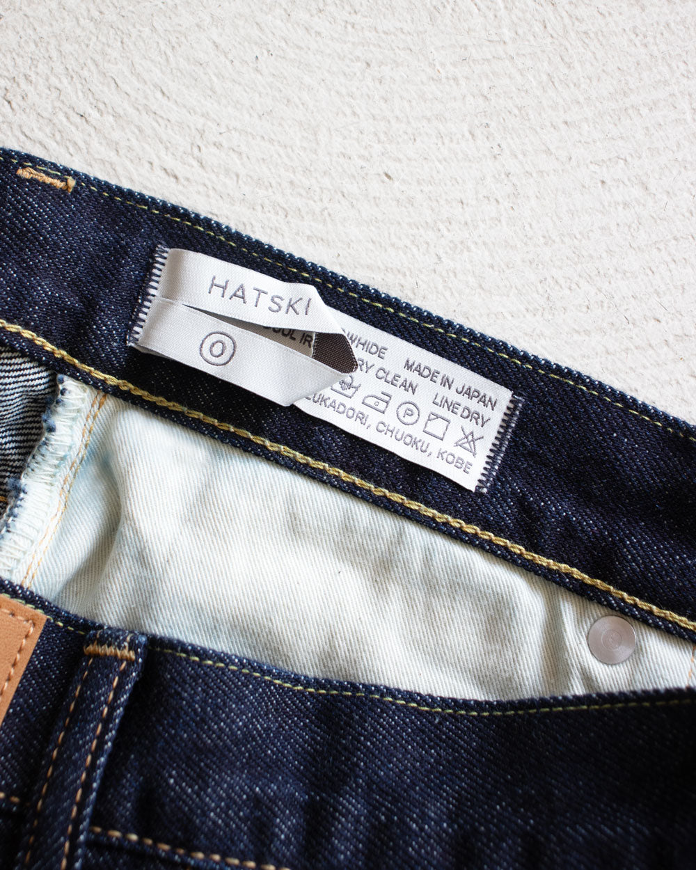 HATSKI DENIM01 Loose Tapered Denim -One Wash