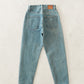 HATSKI Loose Tapered Denim -Used-IceBlue HTK-22001-U
