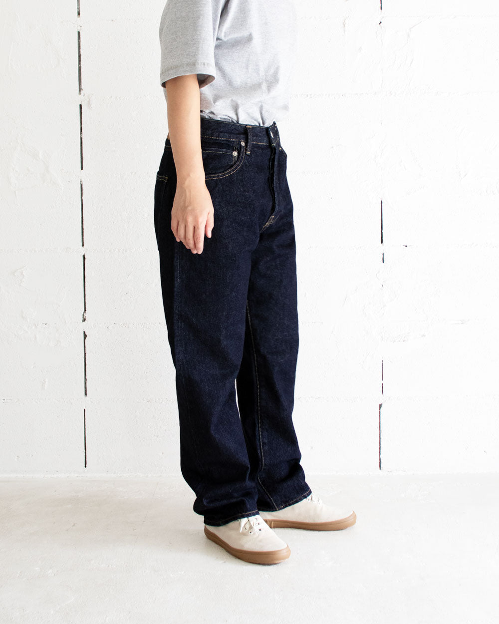 HATSKI DENIM01 Loose Tapered Denim -One Wash