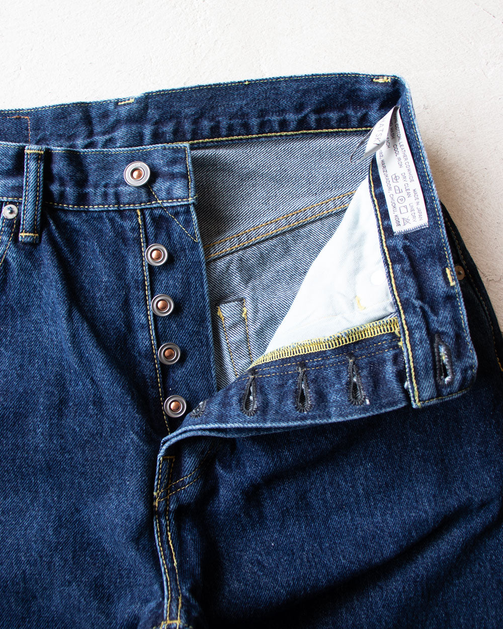 HATSKI DENIM01 Loose Tapered Denim -Seasonal (Blue)-