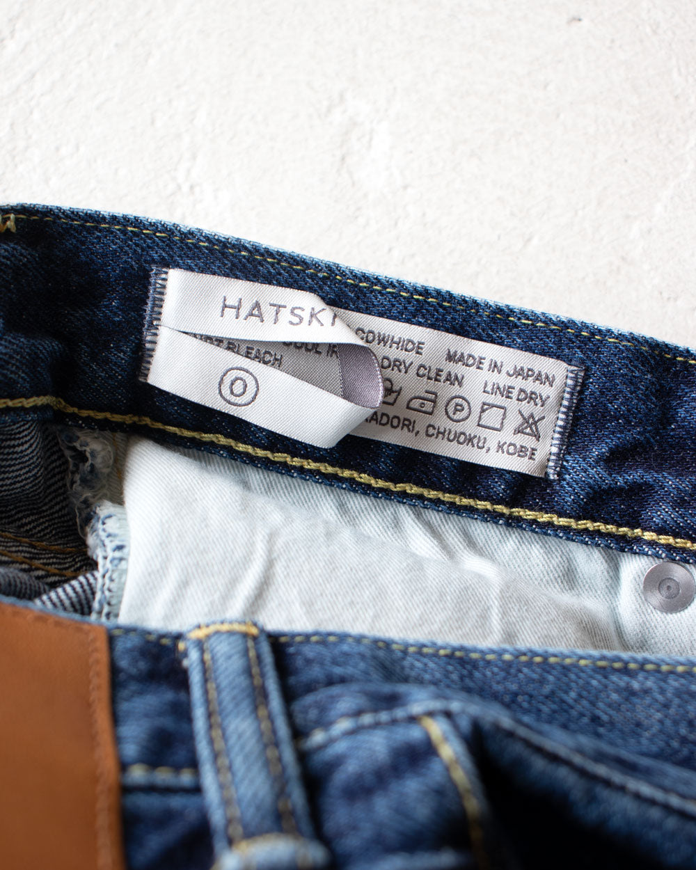 HATSKI DENIM01 Loose Tapered Denim -Seasonal (Blue)-