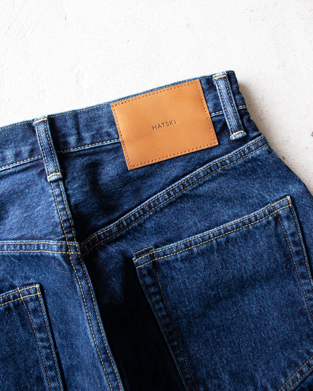 HATSKI DENIM01 Loose Tapered Denim -Seasonal (Blue)-