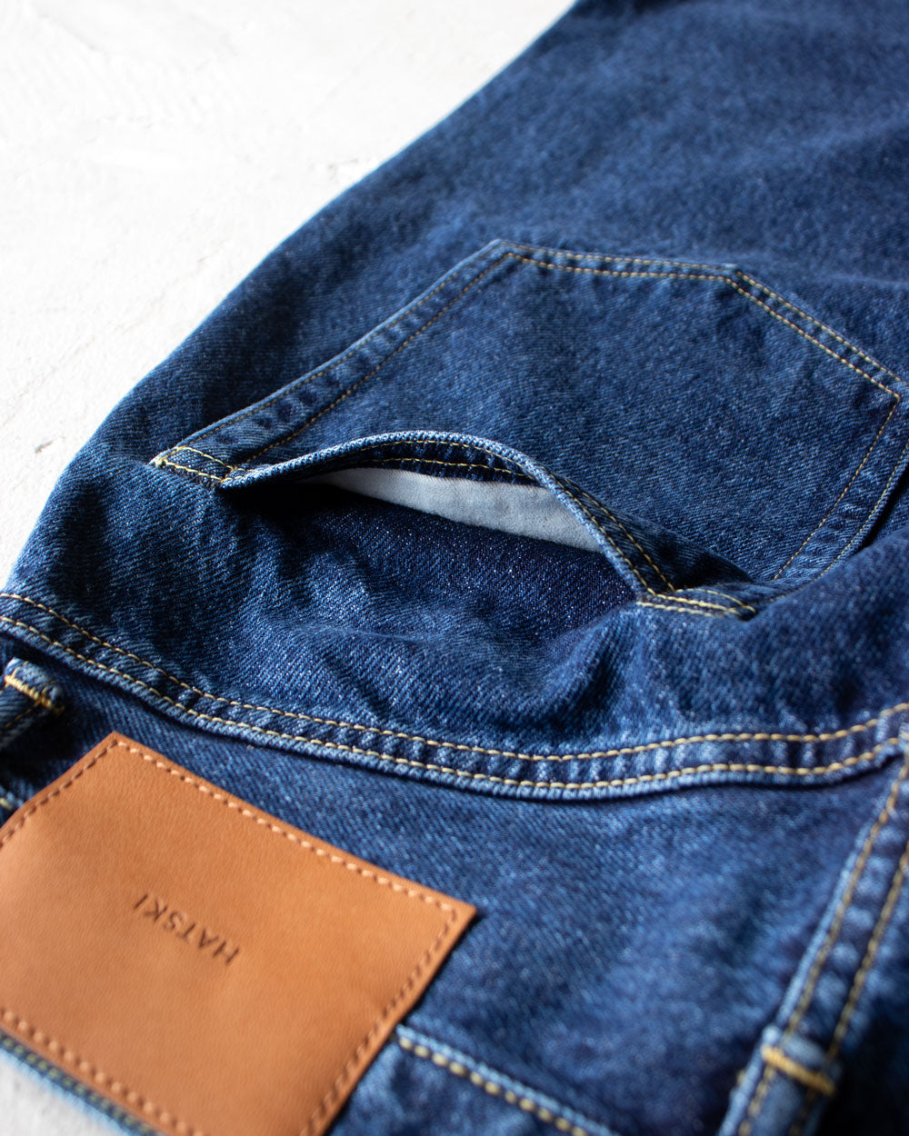 HATSKI DENIM01 Loose Tapered Denim -Seasonal (Blue)-