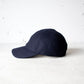 MATURE HA._MIL trainer cap / melton Navy