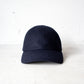 MATURE HA._MIL trainer cap / melton Navy