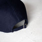 MATURE HA._MIL trainer cap / melton Navy