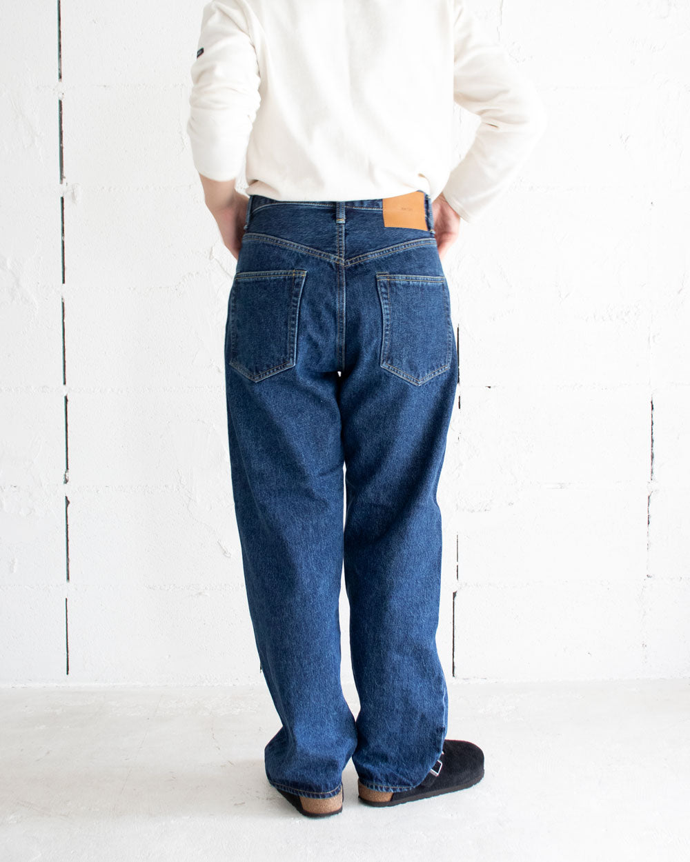HATSKI DENIM01 Loose Tapered Denim -Seasonal (Blue)-