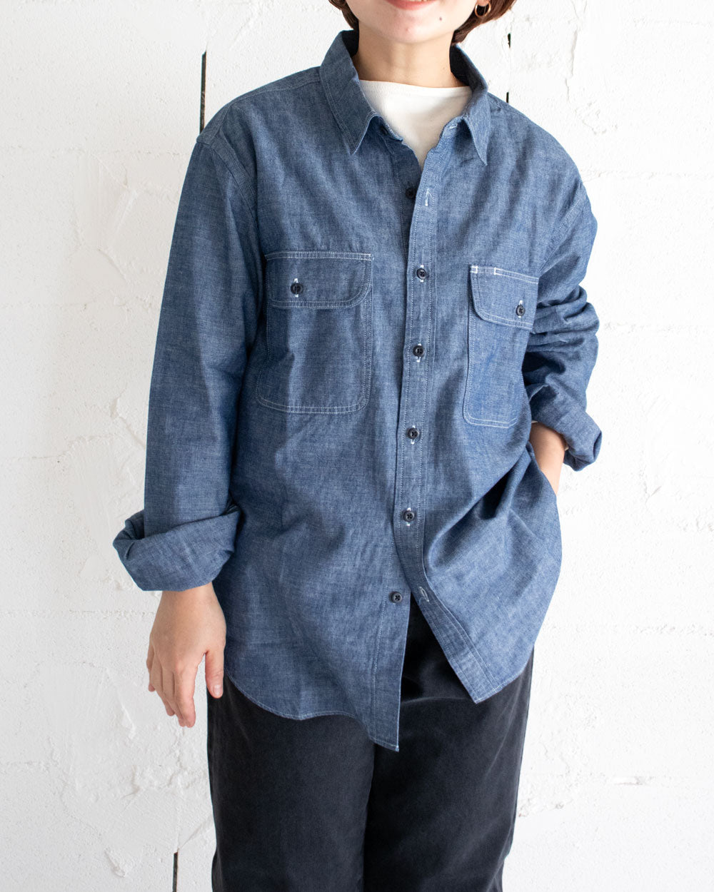HATSKI HT.8203005 DPDS Shirt -Chambray-