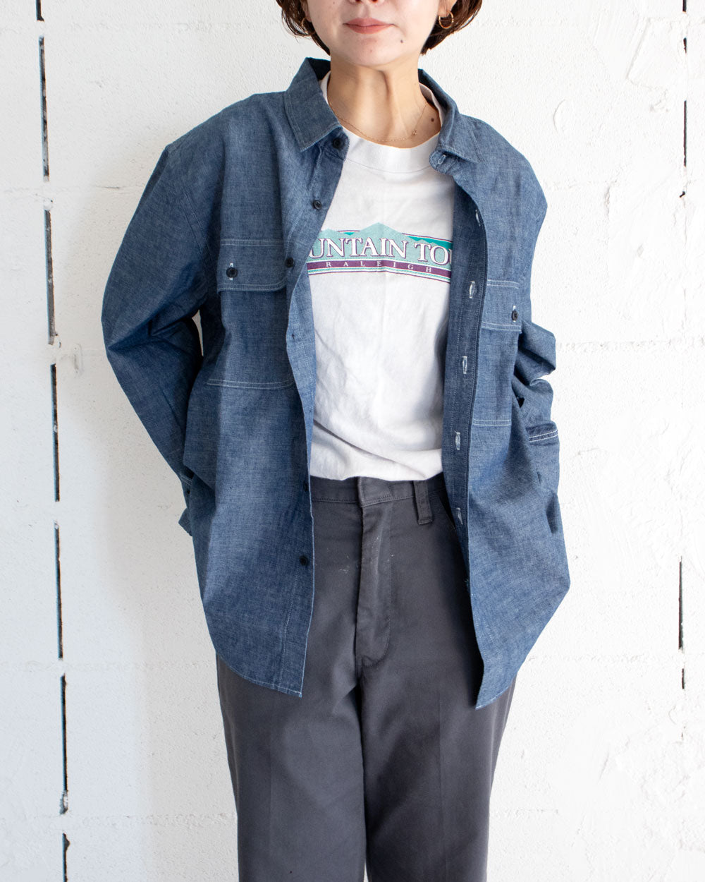 HATSKI HT.8203005 DPDS Shirt -Chambray-