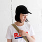 MATURE HA._MIL trainer cap / linen canvas washed