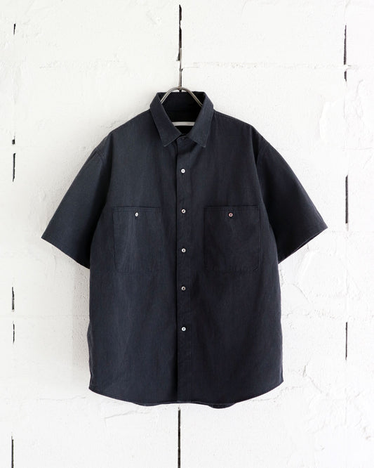HATSKI Work S/S Shirt -Top Charcoal- HTK-23003