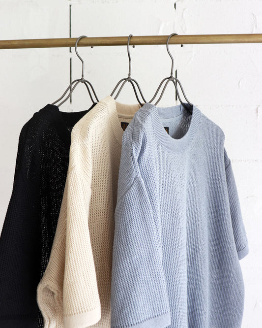 BATONER OX SUMMER KNIT CREW NECK S/S