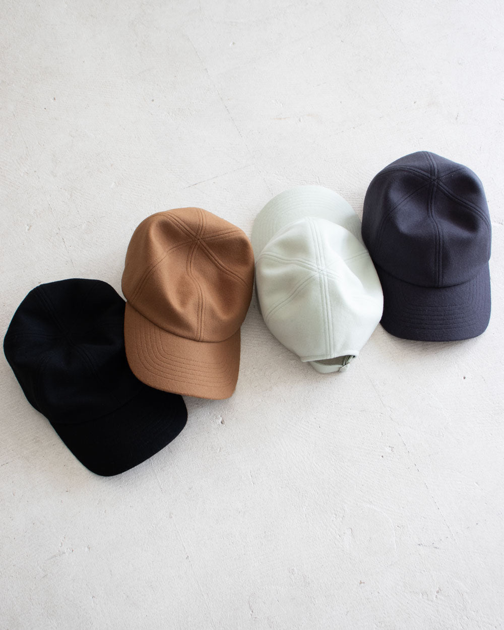 MATURE HA._MIL  trainer cap / melton