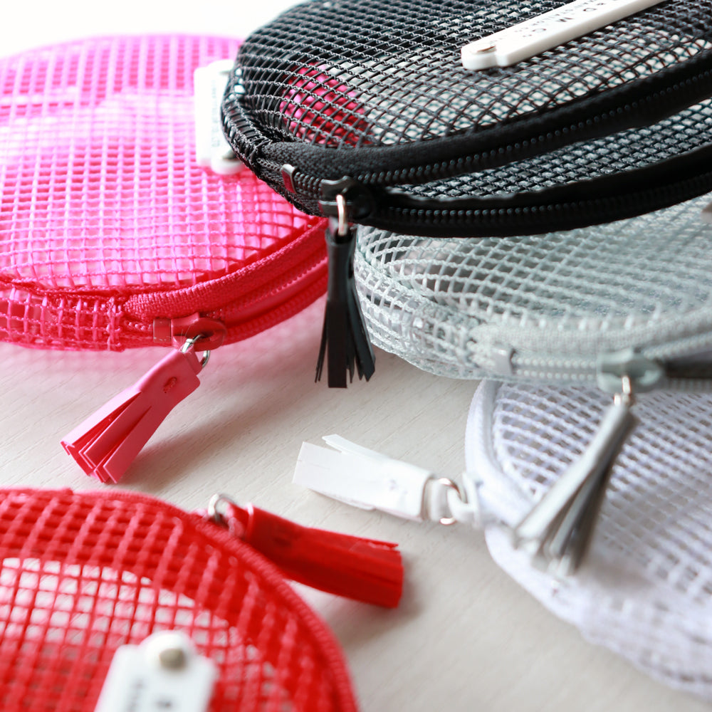 R＆D.M.Co- MESH CIRCLE POUCH SMALL