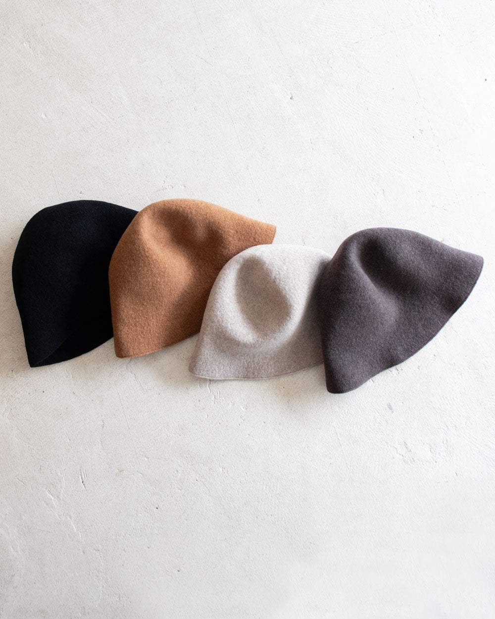 mature ha.　bell hat - lamb wool