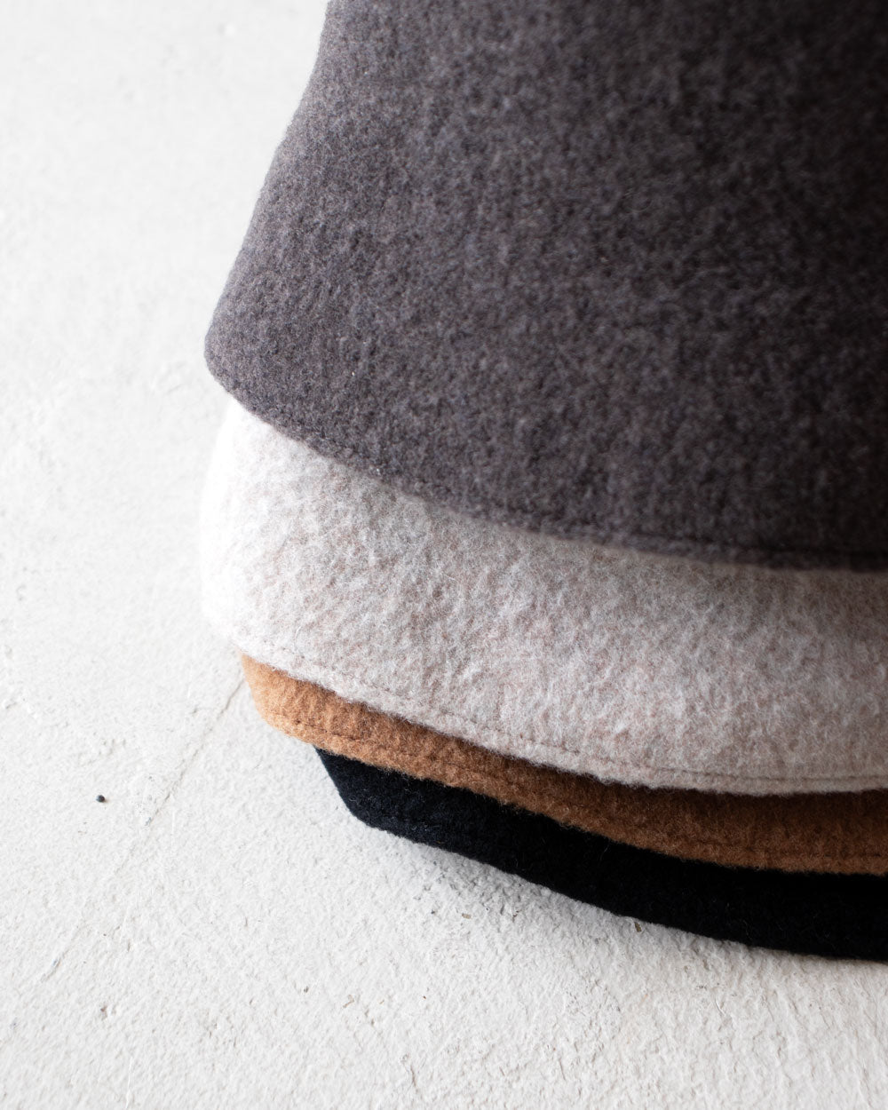 mature ha.　bell hat - lamb wool