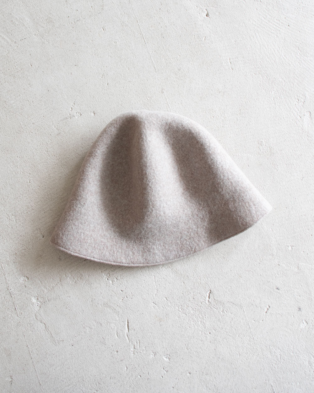 mature ha.　bell hat - lamb wool