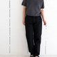 HATSKI Loose Tapered Washi Denim -Black- Denim01-W