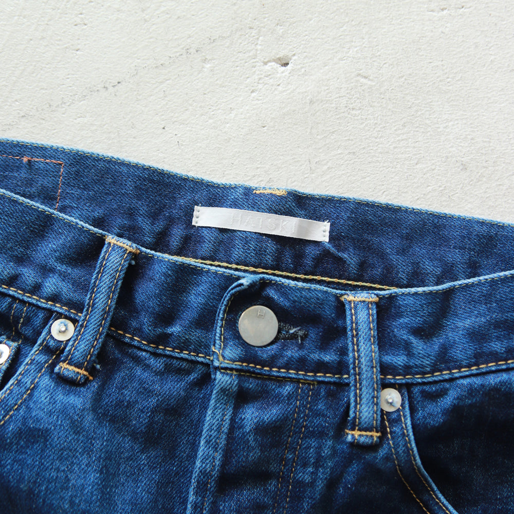 HATSKI Loose Tapered Denim -Used-Blue HTK-22001-U