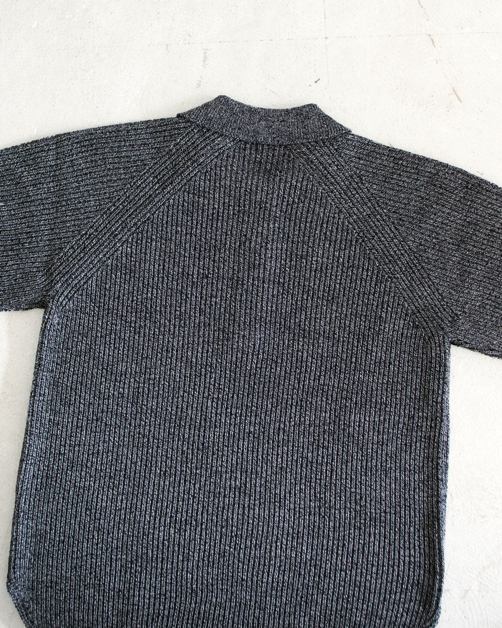 BATONER SOLID WOOL RIB POLO