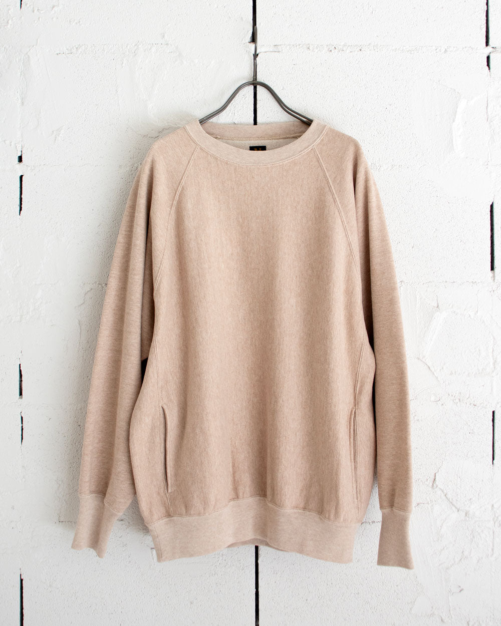 BATONER MELANGE COLOR JUMBERCA URAKE CREW NECK