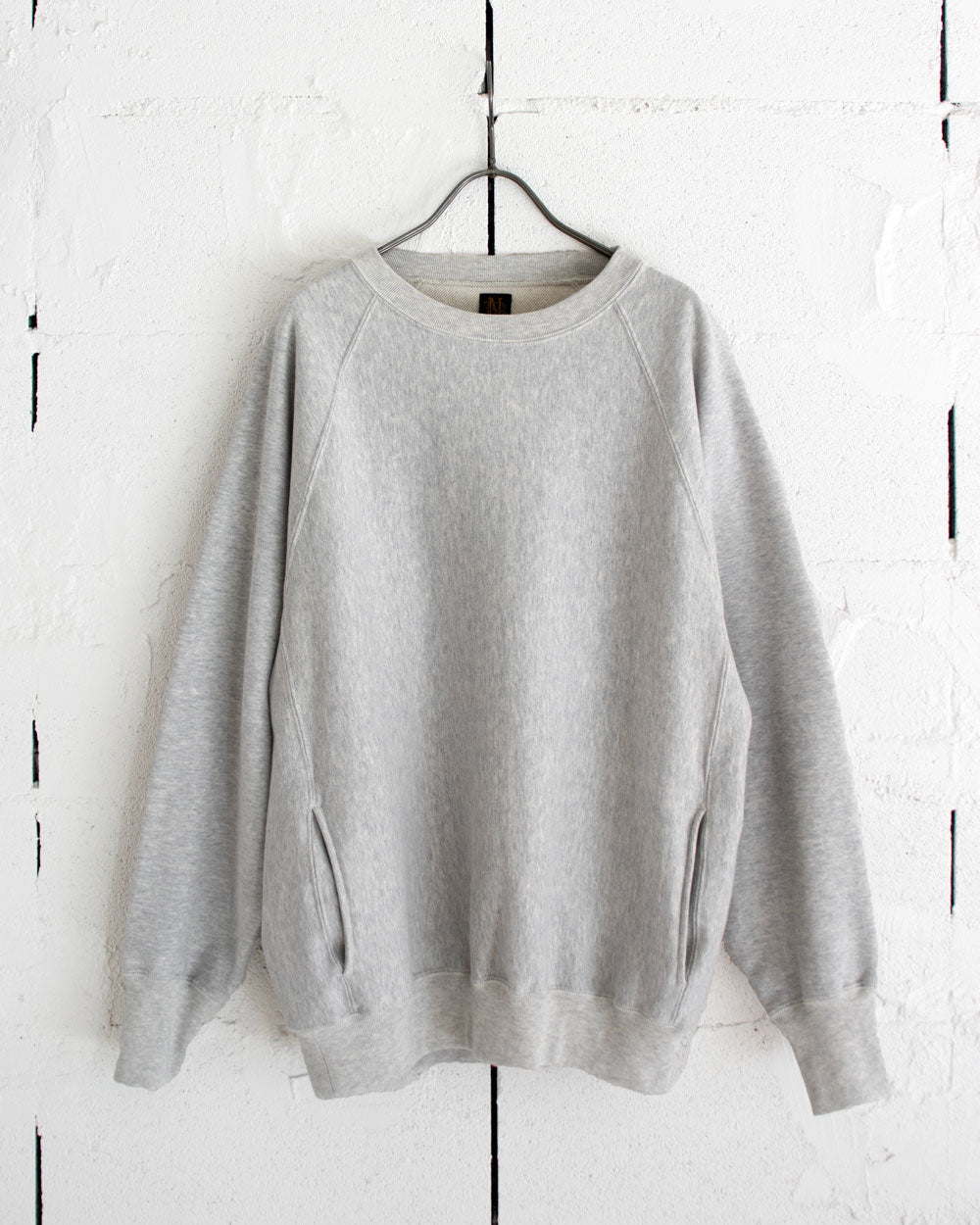 BATONER MELANGE COLOR JUMBERCA URAKE CREW NECK