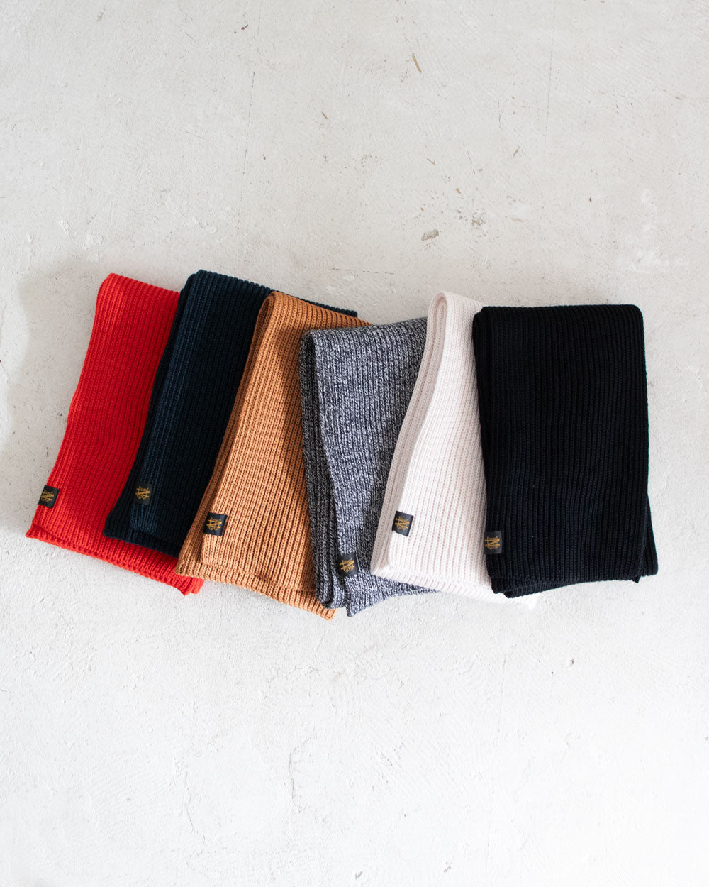 BATONER SOLID WOOL MUFFLER ブラック Solid Wool Muffler(F Black/ブラック): BATONER