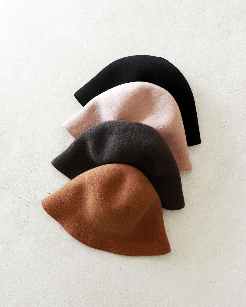 mature ha.　bell hat - lamb wool