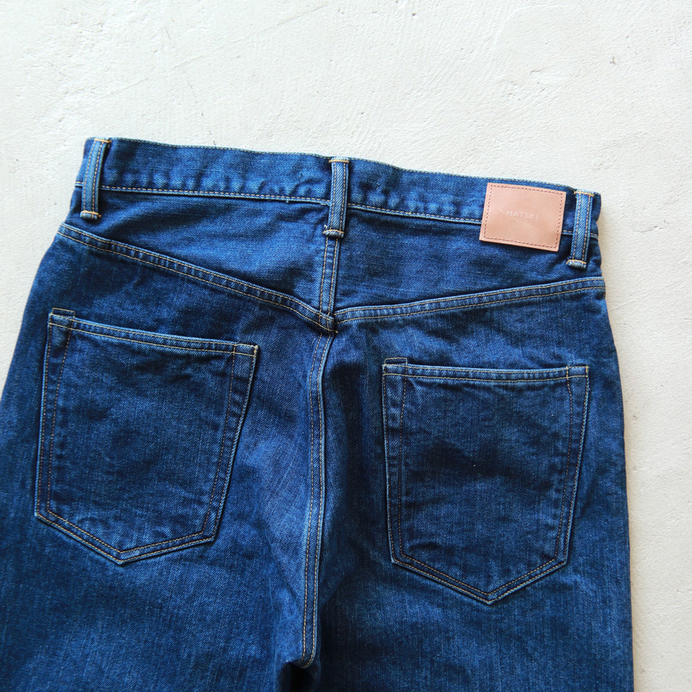 HATSKI Wide Tapered Denim -Used-Blue HTK-22003-U – csew