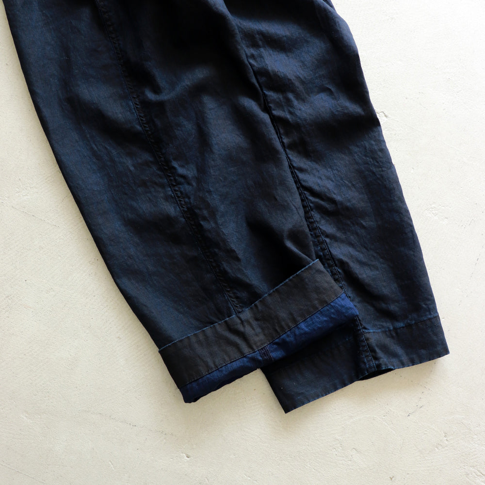 HATSKI Indigo Linen Sailor Pants HTK-24001