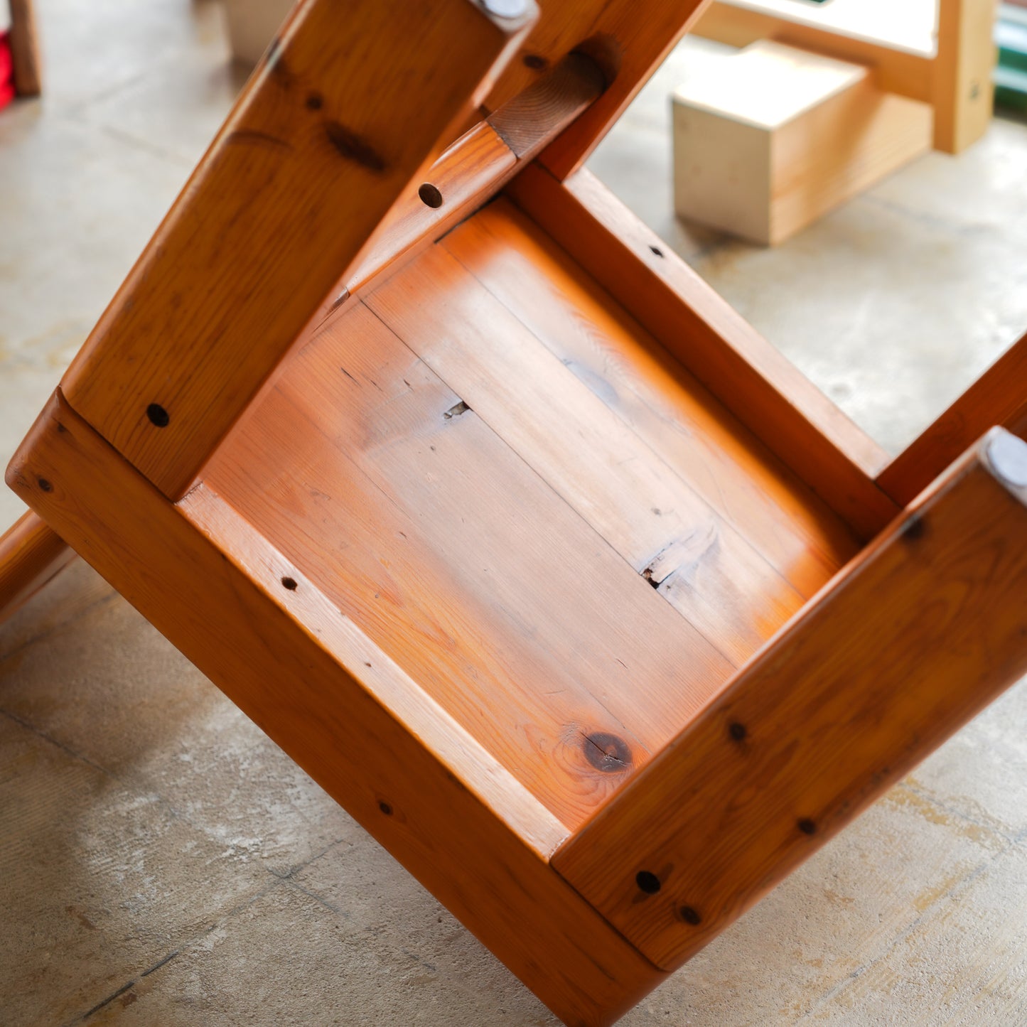 French Solid Pine Dining Chair