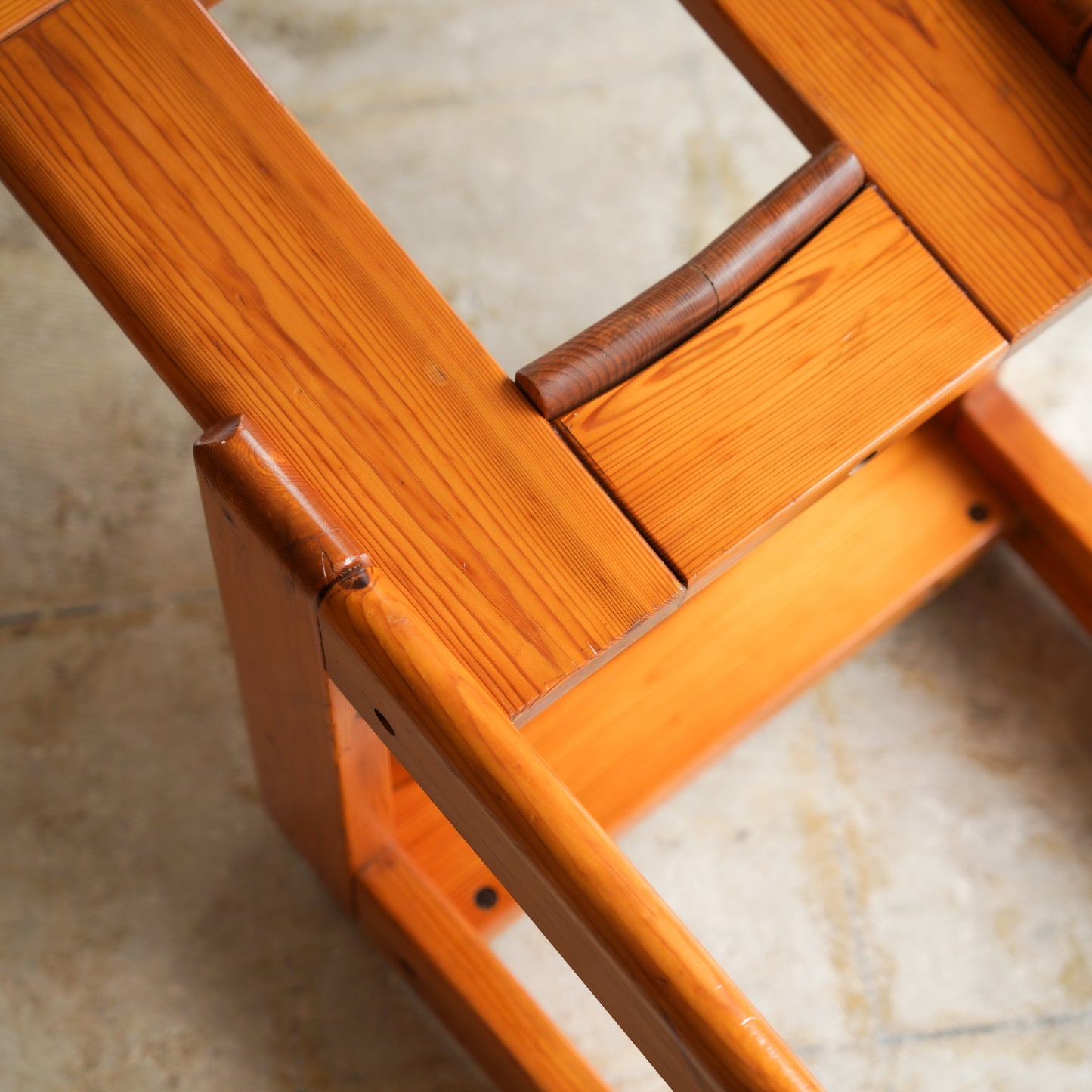 French Solid Pine Dining Chair