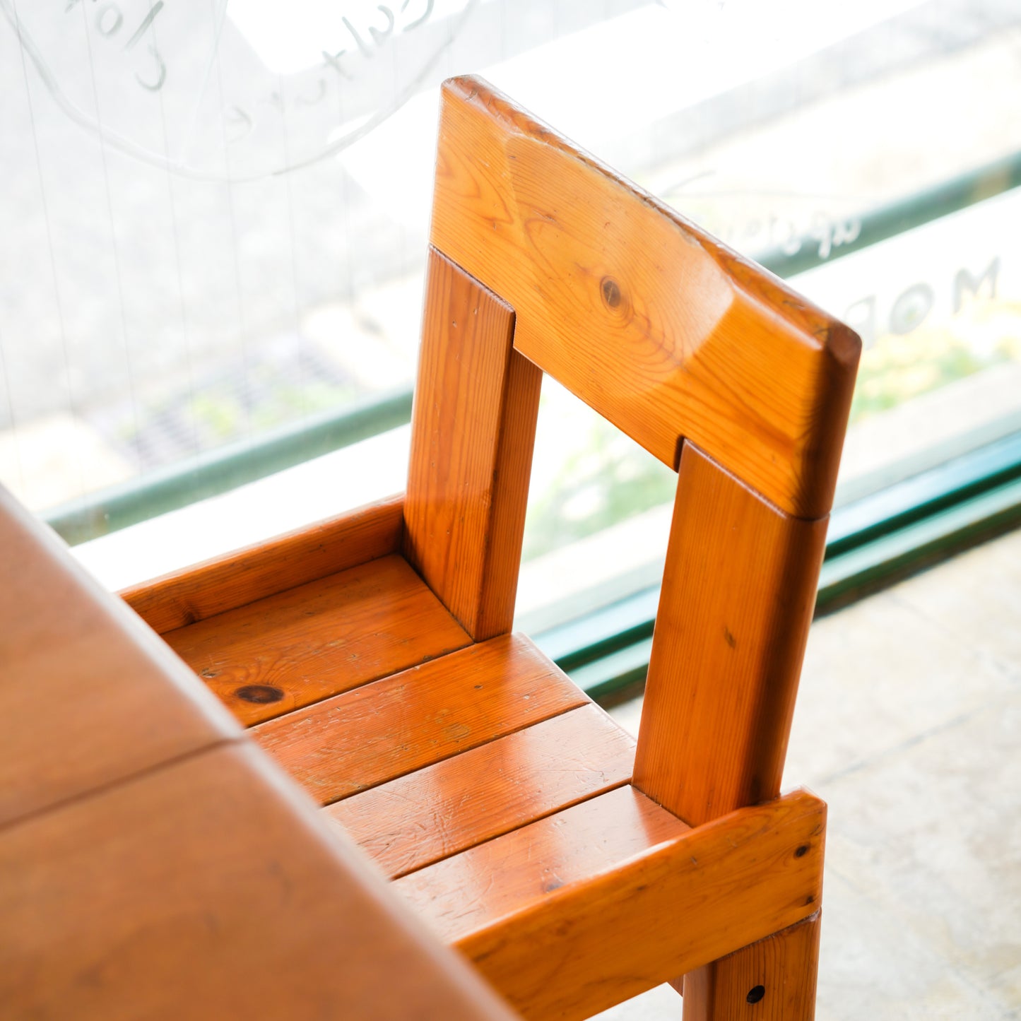 French Solid Pine Dining Chair