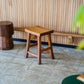 Vintage Solid Walnut Stool