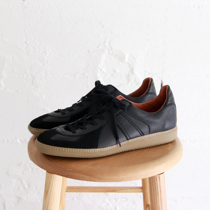 REPRODUCTION OF FOUND GERMAN MILITARY TRAINER BLACK